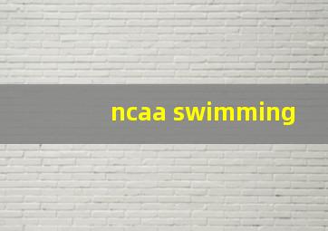 ncaa swimming